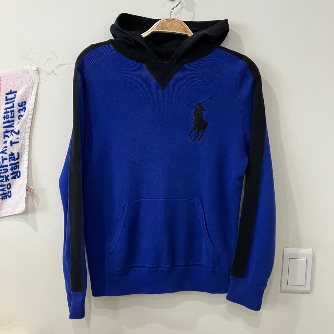 510 폴로 빅포니 니트 후드티 상품이미지1