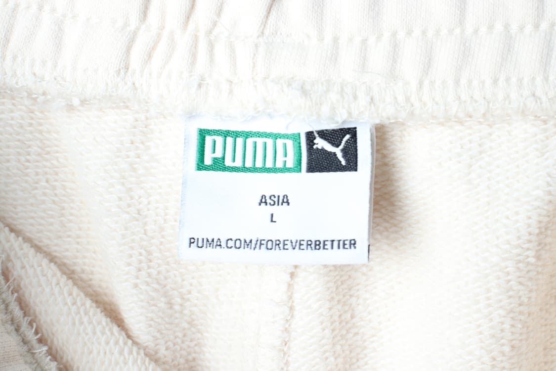 (L-XL) 퓨마 반바지 팬츠 아이보리 밴딩 올드스쿨-P10000 상품이미지8