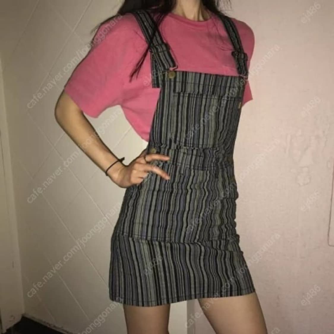 미스치프 멜빵 원피스 상품이미지1