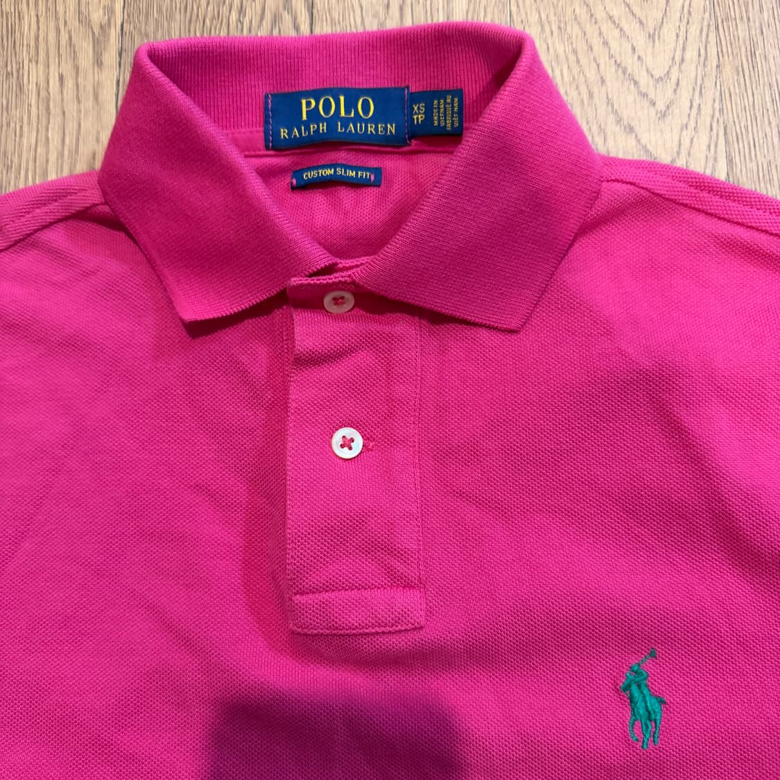 폴로 랄프로렌 커스텀 슬림 핏 폴로 반팔 티셔츠 상품이미지2