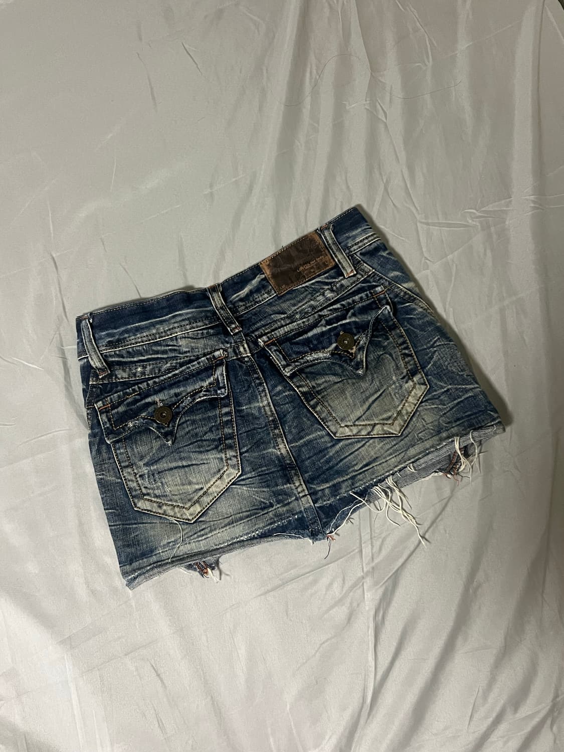 ✨vintage denim skirt 크랙 워싱✨ 상품이미지3