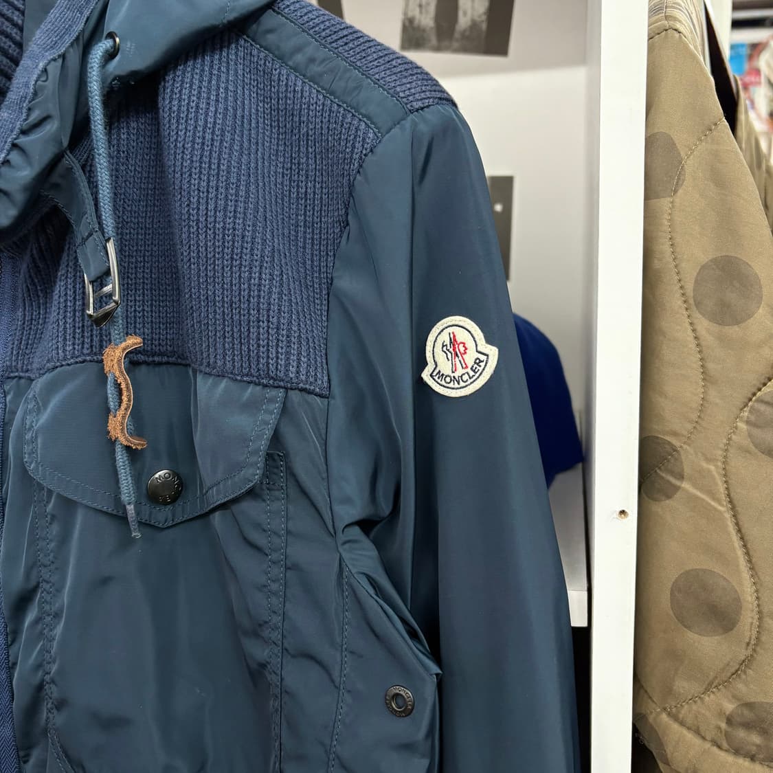 (M) 몽클레어 하이브리드 나일론 바람막이 자켓 상품이미지4