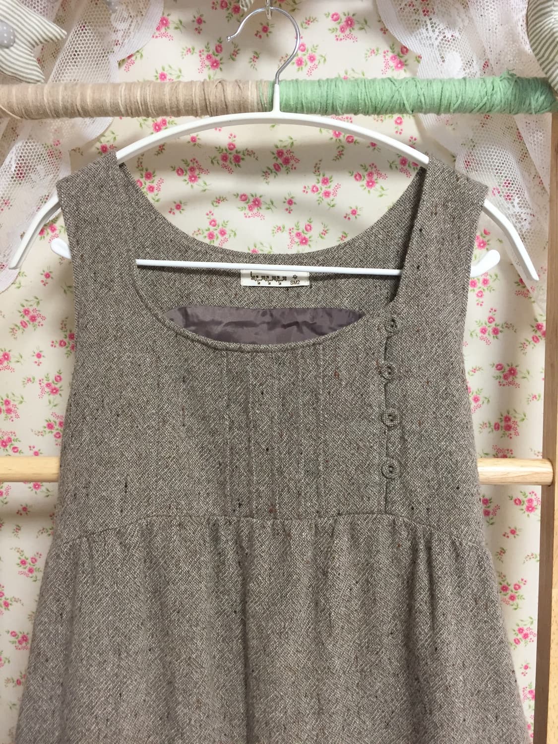 빈티지 모리걸 사만사모스 나시 원피스 상품이미지4