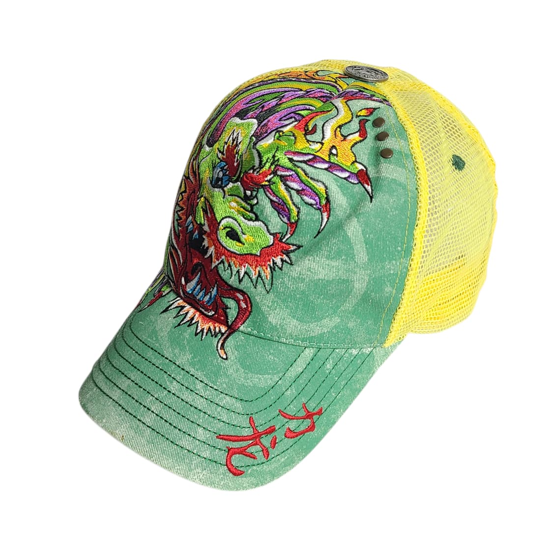 Bullseyetattoos) 00's 불스아이 드래곤 자수 매쉬캡 상품이미지2