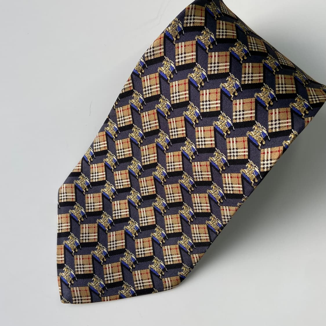 버버리 모노그램 노바체크 명품 정품 넥타이 (Burberry) 상품이미지5