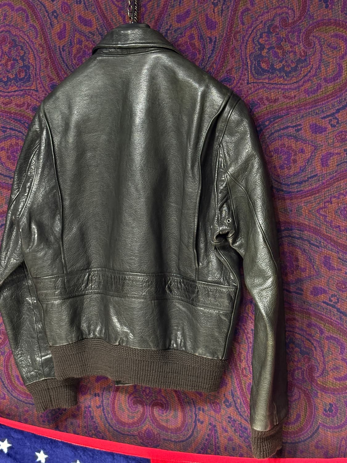 폴로 랄프로렌 a-2 가죽자켓 상품이미지8