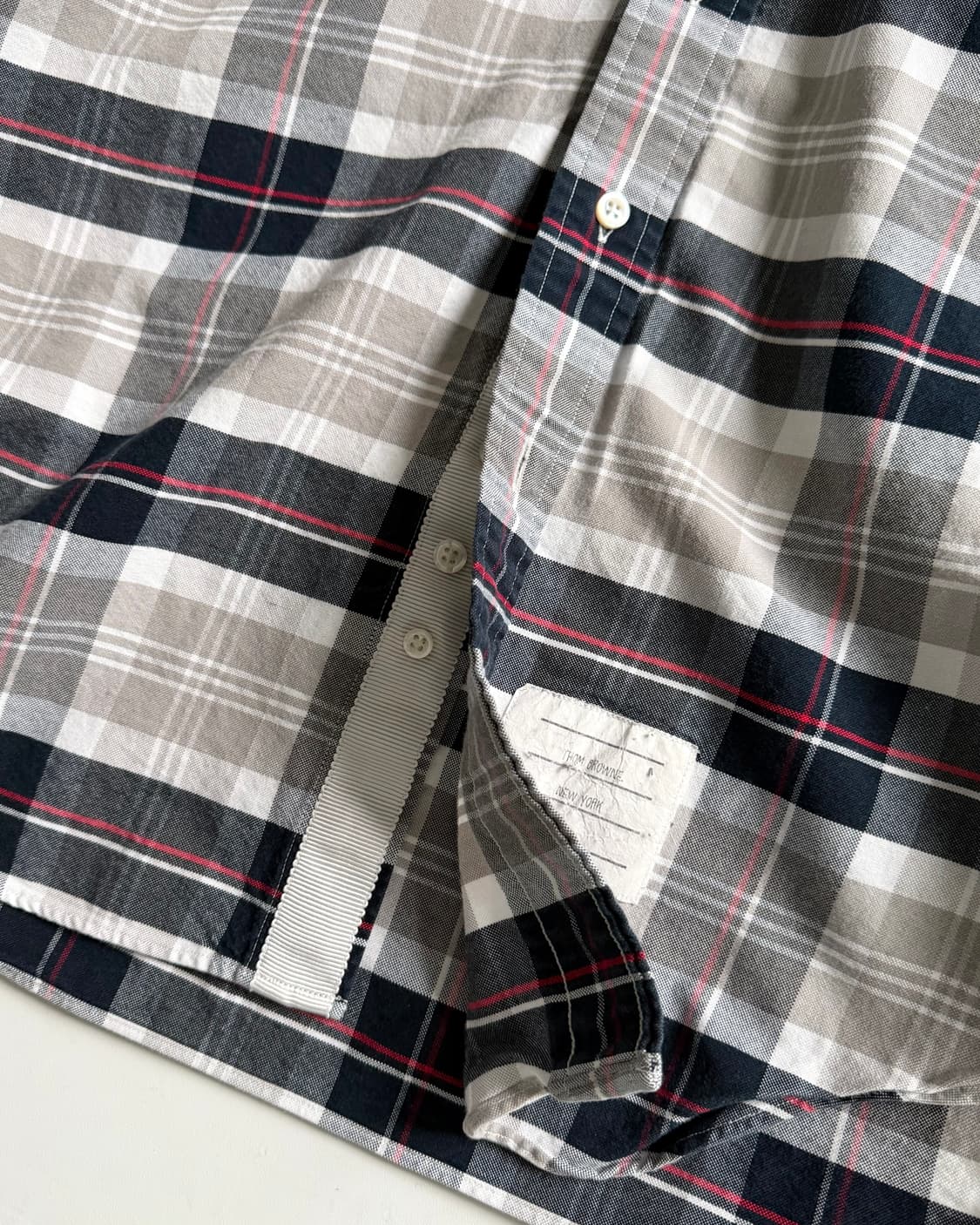 Thom Browne 톰브라운 옥스포드 체크 셔츠 made in U.S. 상품이미지8