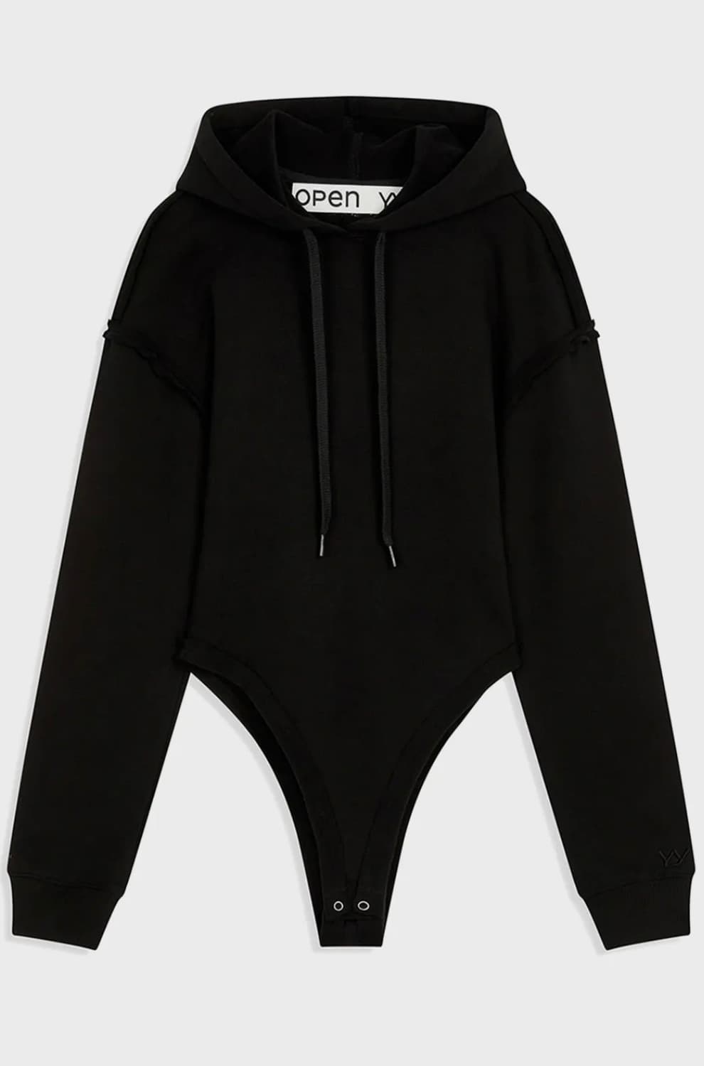 Open yy 오픈와이와이 HOODYSUIT 후드 바디수트 블랙 상품이미지1