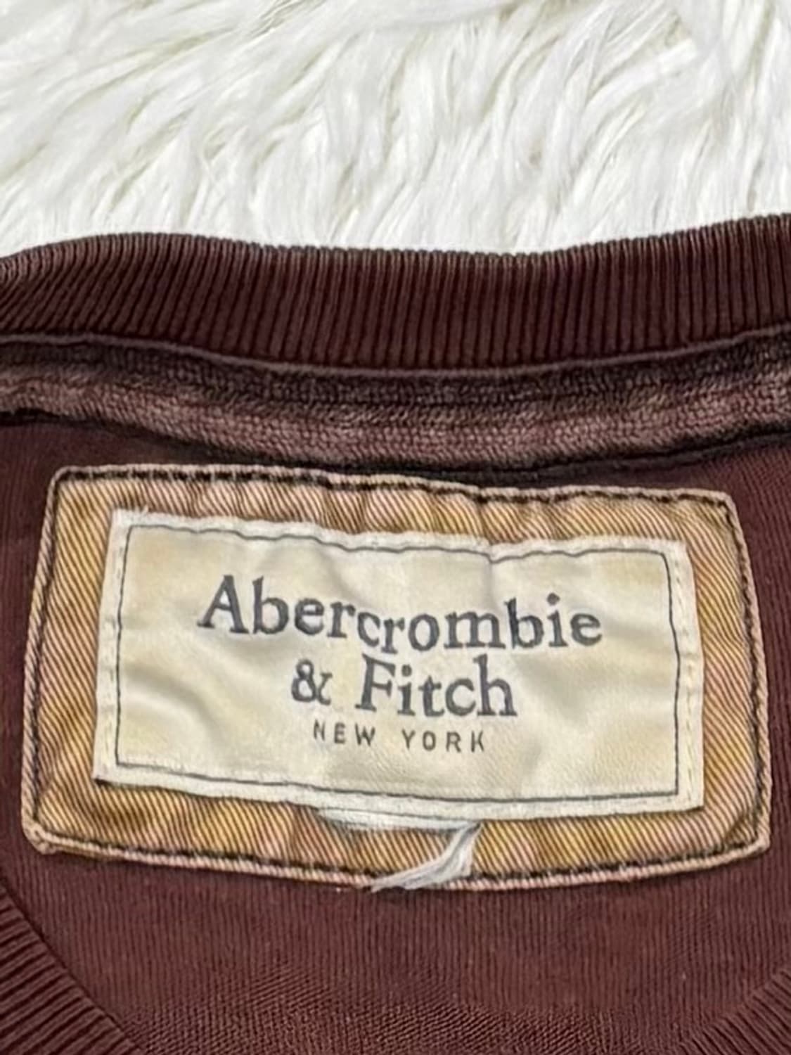 아베크롬비 브라운 빅로고 반팔 상품이미지7