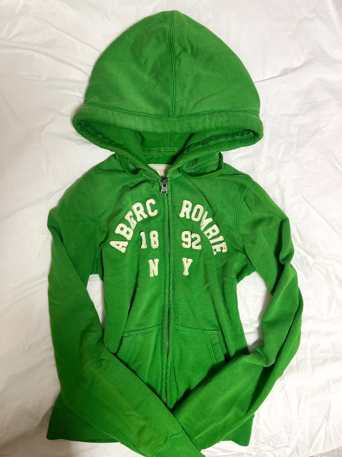 아베크롬비 y2k 딱붙핏 슬림 후드집업 후집 상품이미지1