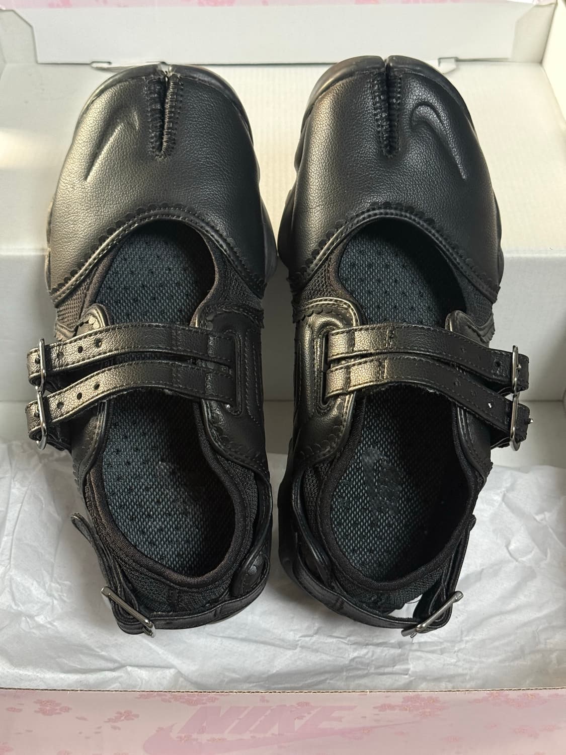 (240) 나이키 에어 리프트 브리드 스트랩 블랙 상품이미지1