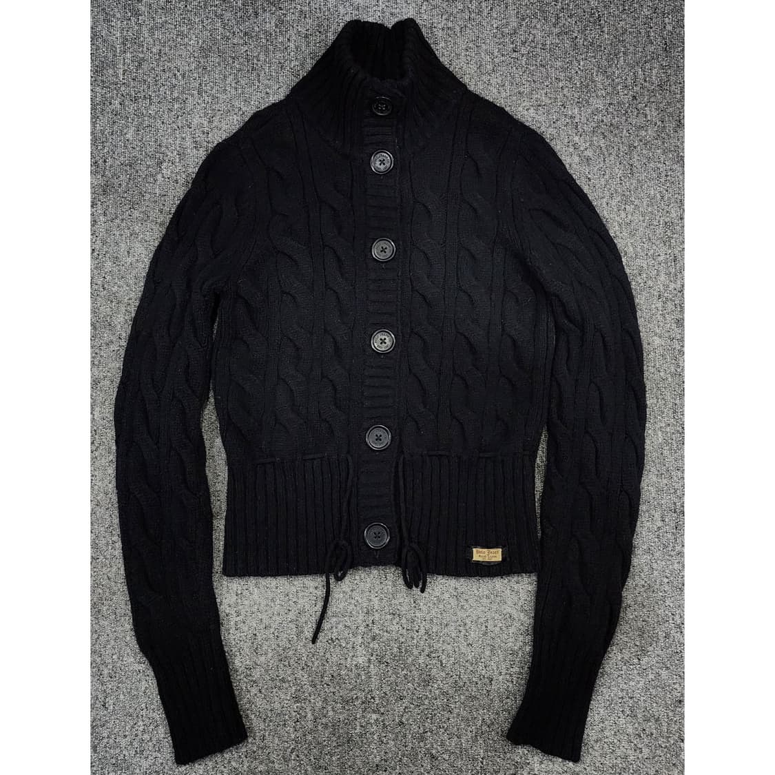 폴로 진스 케이블 꽈배기 단추 니트 가디건 S 상품이미지1