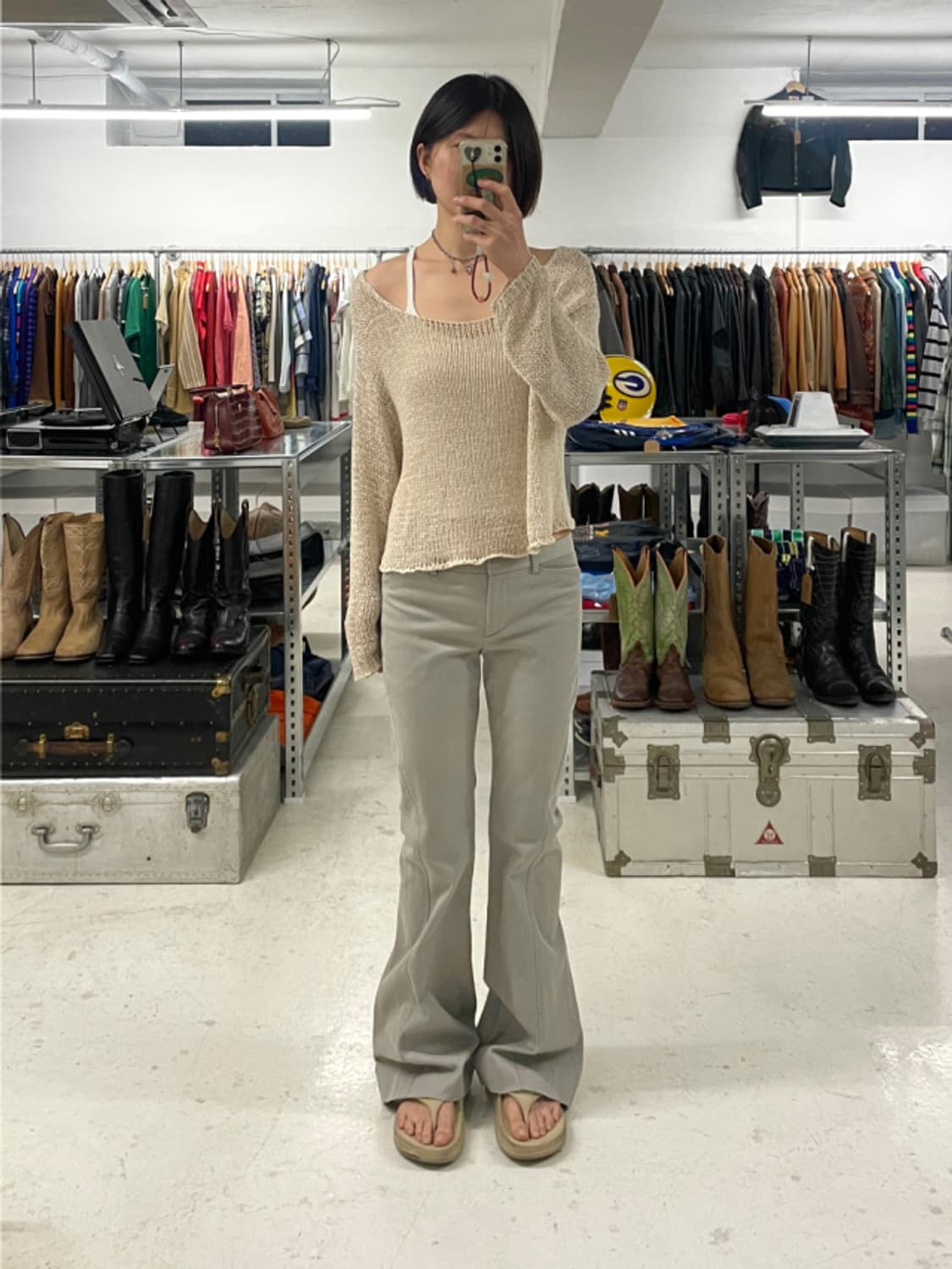 THEORY flare curved pants 띠어리 플레어 커브드 팬츠 상품이미지1