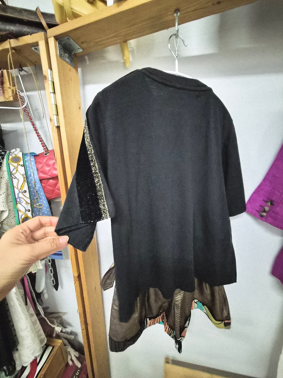 럭키슈에뜨 블랙티. 제시뉴욕 글로시 팬츠 상품이미지7