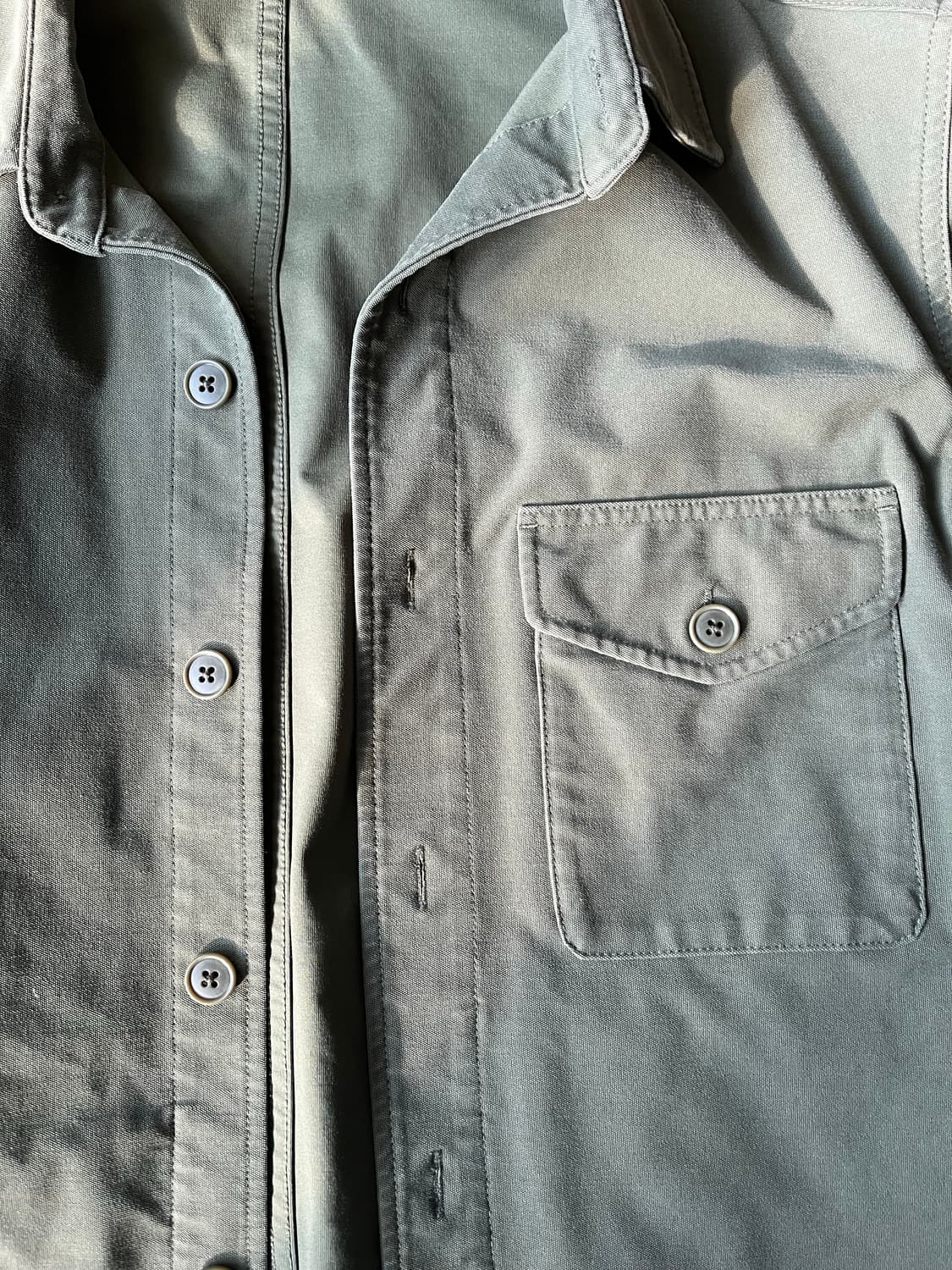 유니클로 올리브 워크셔츠 사이즈 m 상품이미지2