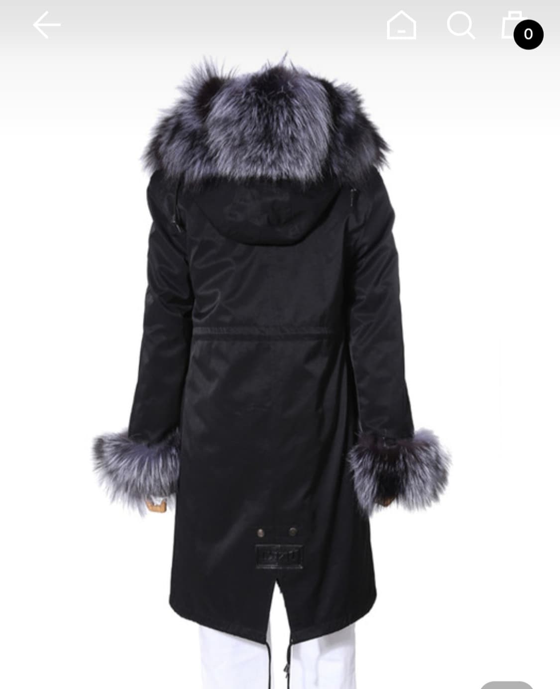 IMZU 임주 폭스 야상  실버폭스 롱 야상 점퍼 사가폭스 M 상품이미지2