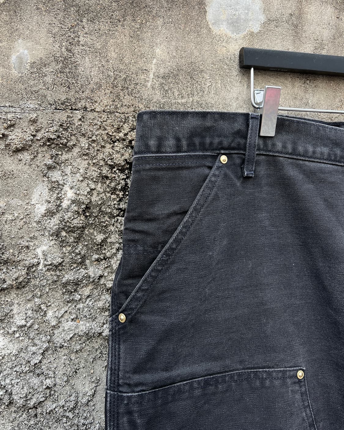 [38] 90s 미국제 칼하트 블랙 더블니 B01 BLK 상품이미지3