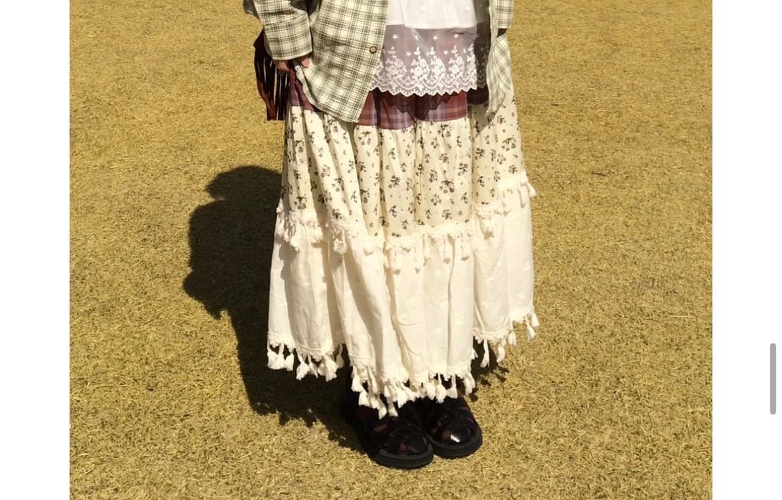 빈티지 롱스커트  상품이미지1