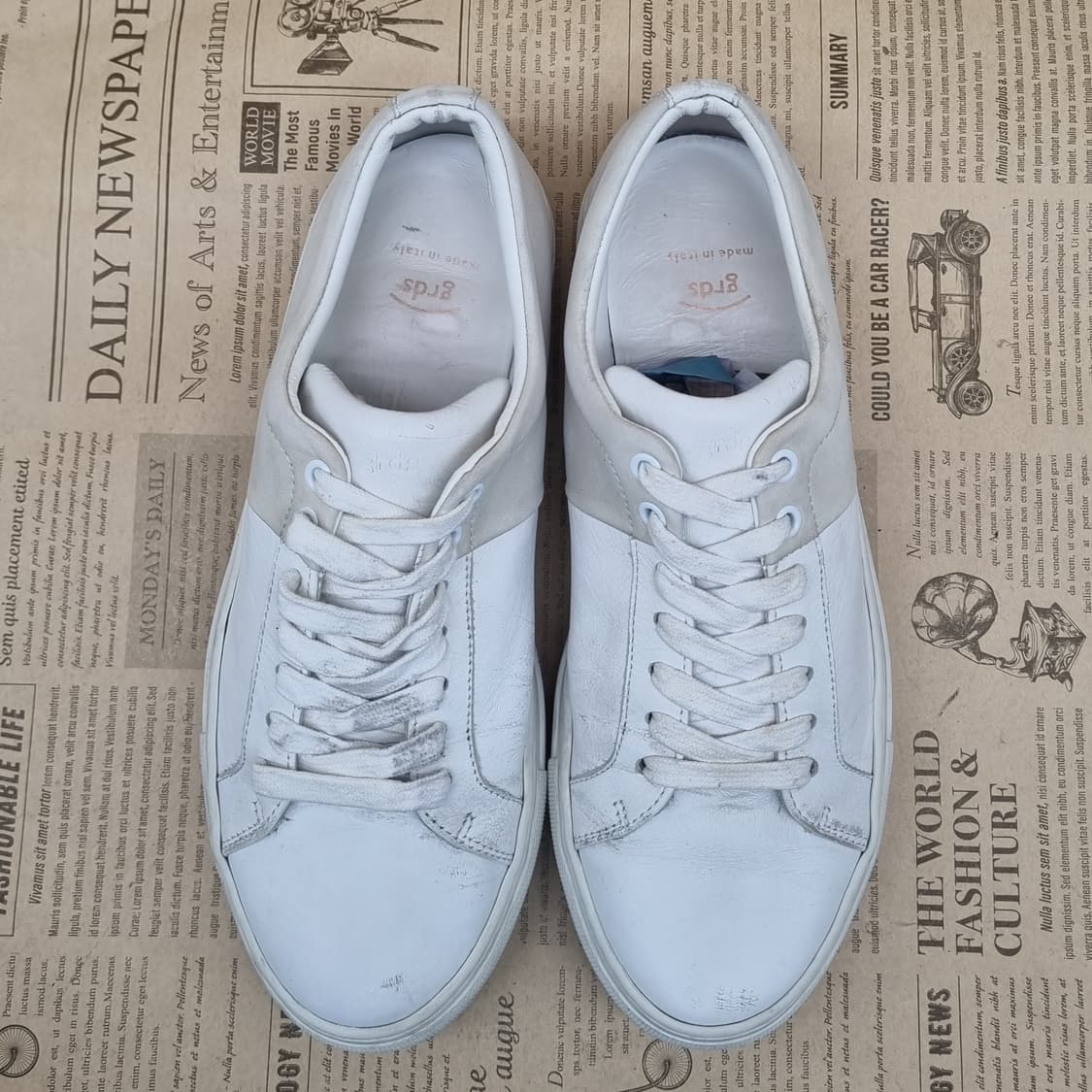 grds이태리 가죽 여성스니커즈 245 상품이미지2