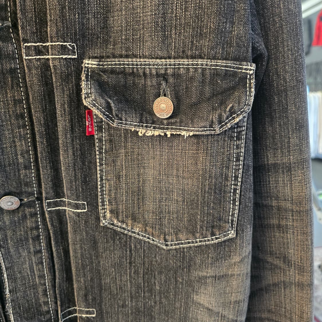 00's 리바이스 데님 트러커 자켓 상품이미지5