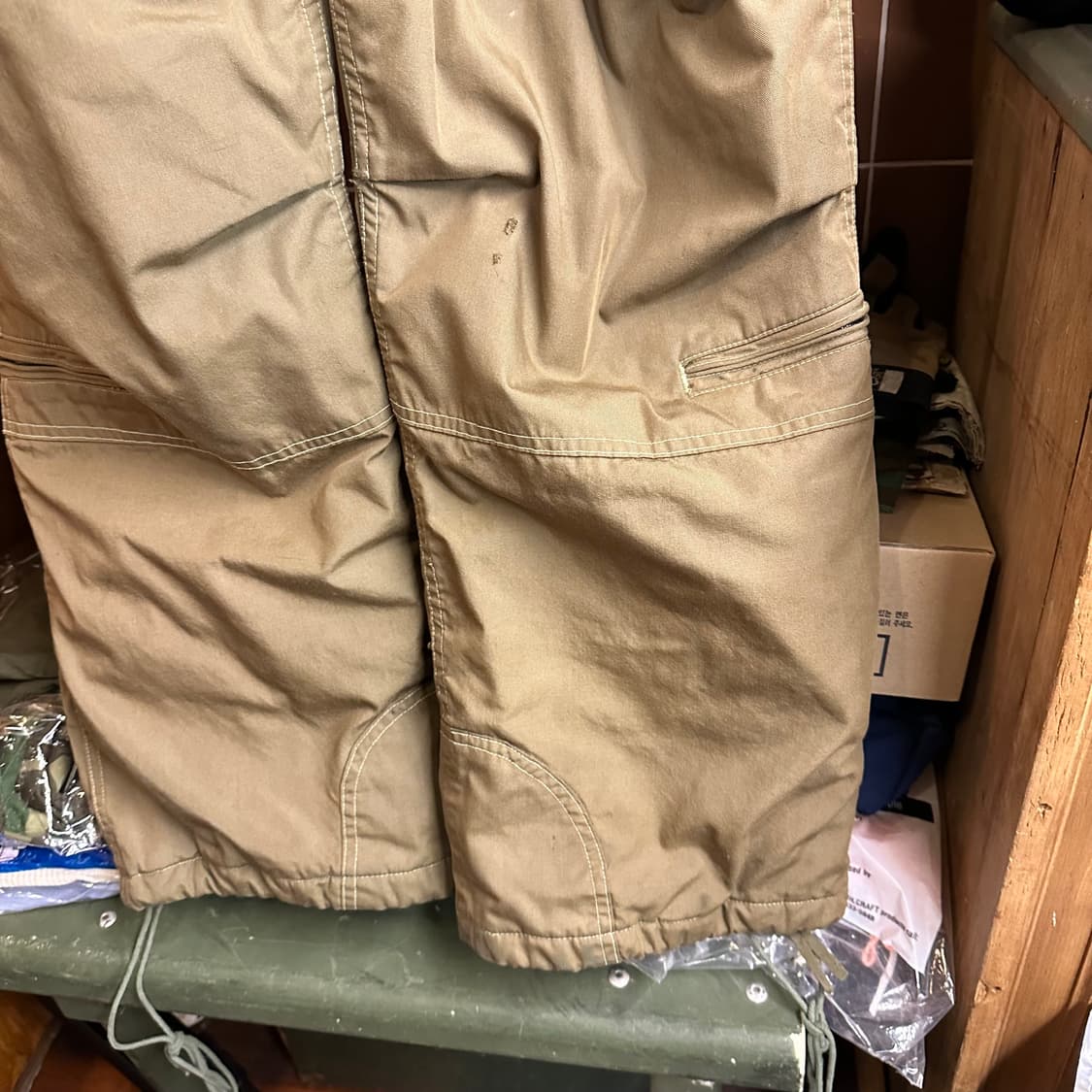 미군 오리지널 CVC 전차병 커버올 LR 상품이미지7