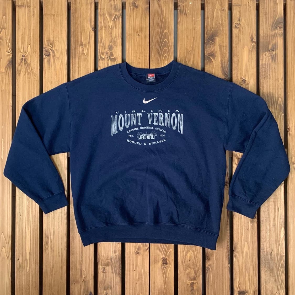 90's 나이키 빈티지 프린팅 맨투맨 스웻셔츠 L 상품이미지3