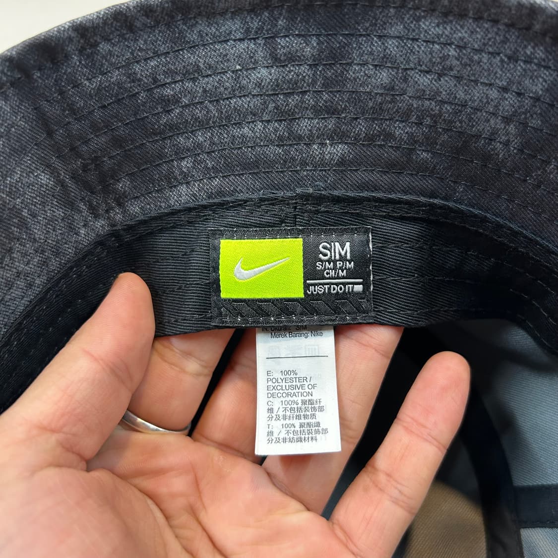 S/M 나이키 블랙 타이다이 버킷햇 상품이미지7