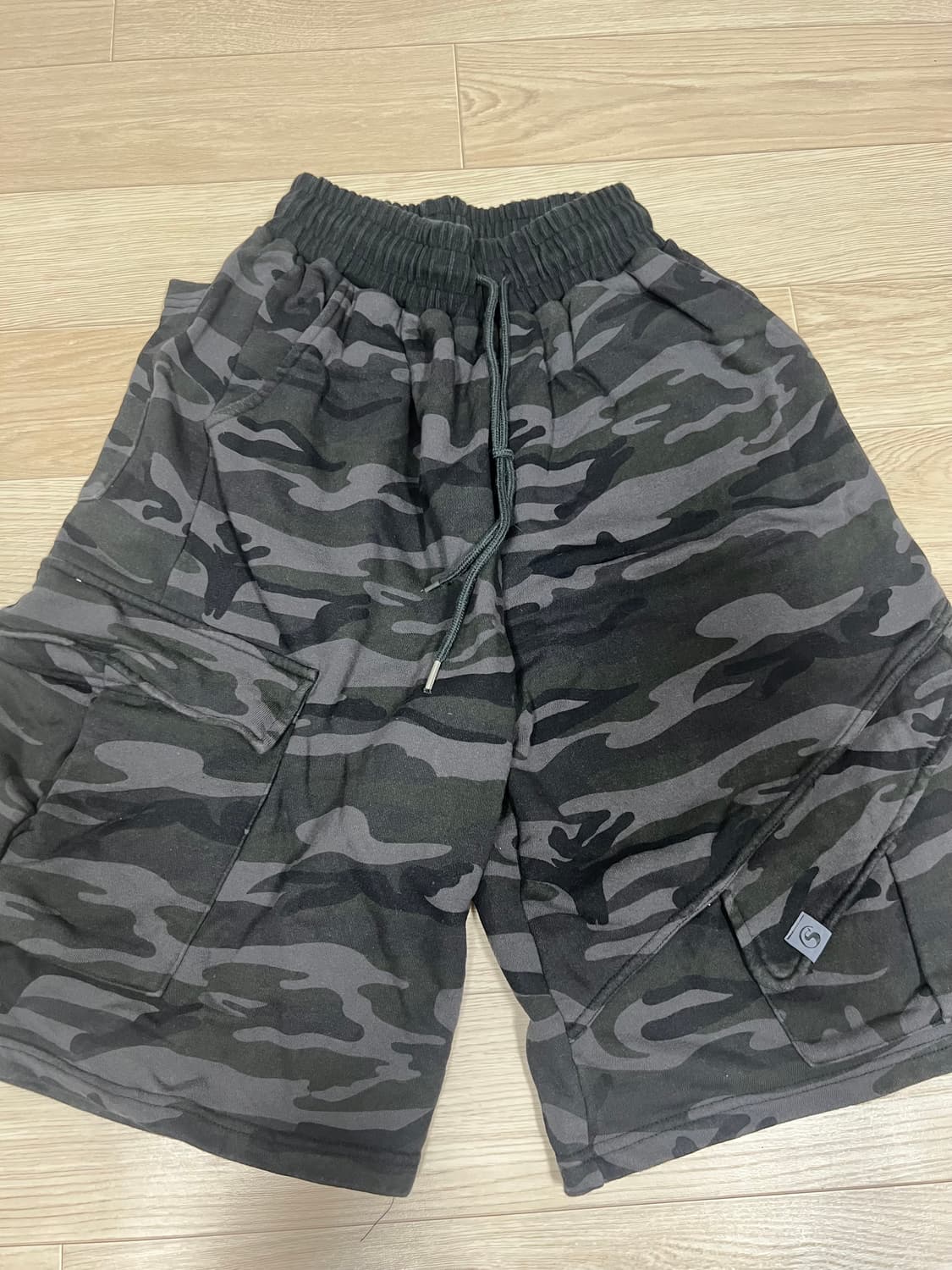 피스메이커 TS 로고 버뮤다 스웻팬츠 카모 M 상품이미지6