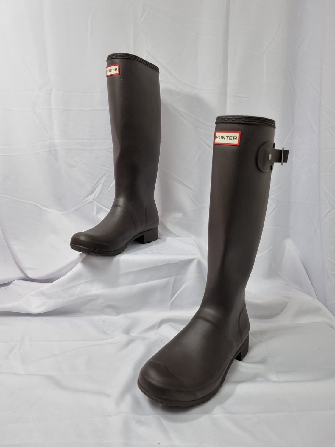 Uk5 240 헌터 롱 레인 부츠 장화 초코릿 브라운 상품이미지2