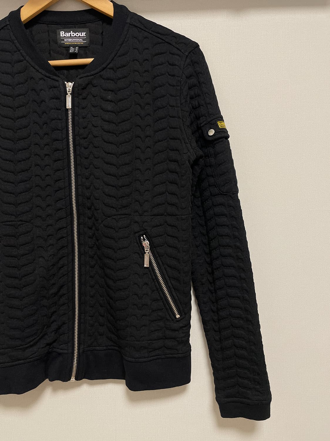 바버 퀼팅 봄버 자켓 상품이미지3