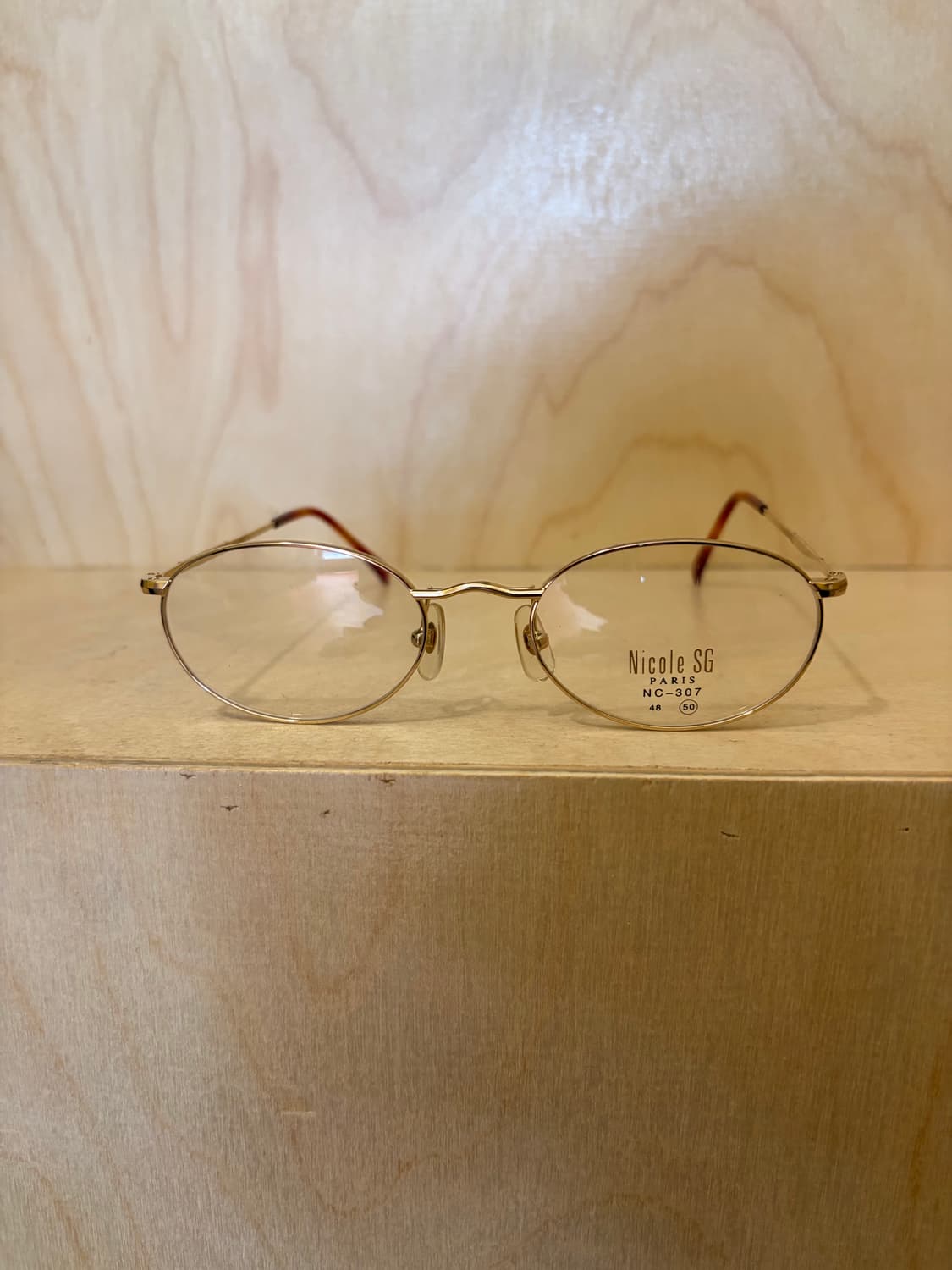 [니콜 SG]  골드 타원형 안경테 상품이미지2