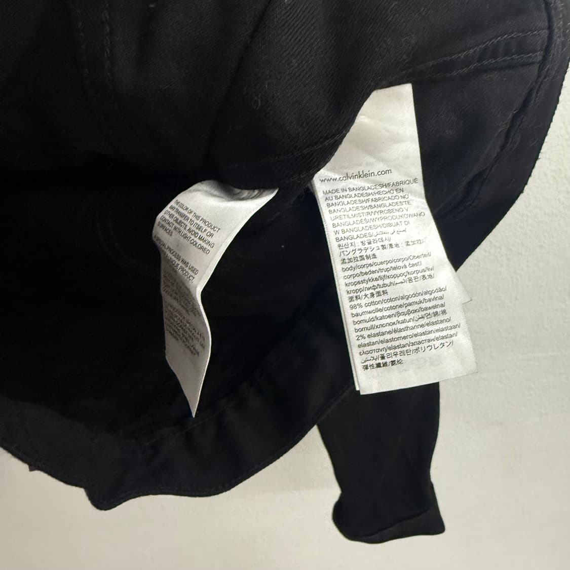 캘빈클라인 블랙 데님 자켓 M 상품이미지3