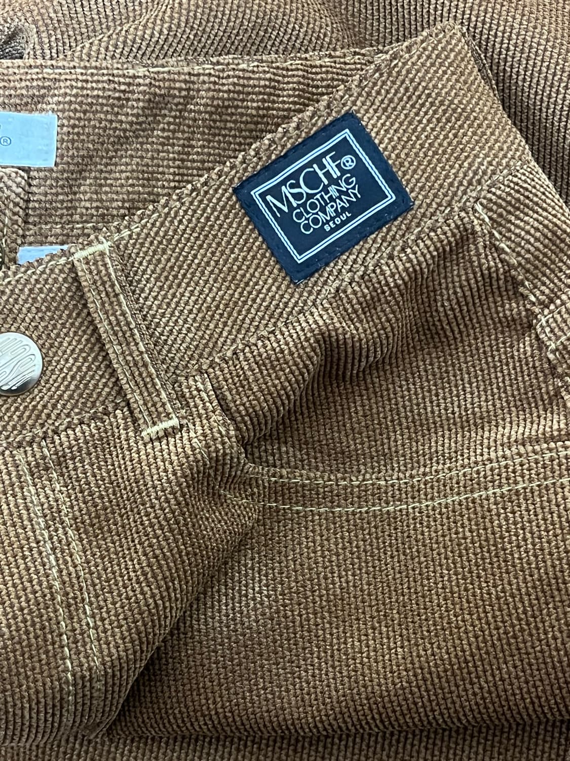 미스치프 코듀로이 부츠컷 팬츠 상품이미지3