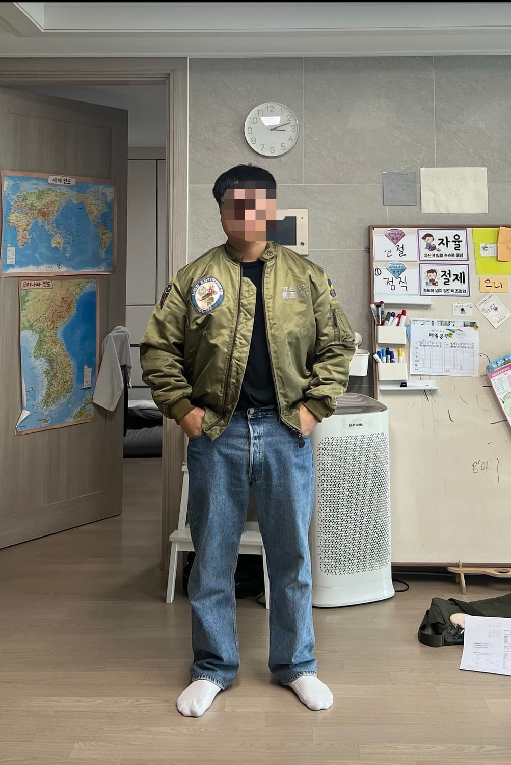 펜타곤 ma-1 항공점퍼 L 상품이미지5