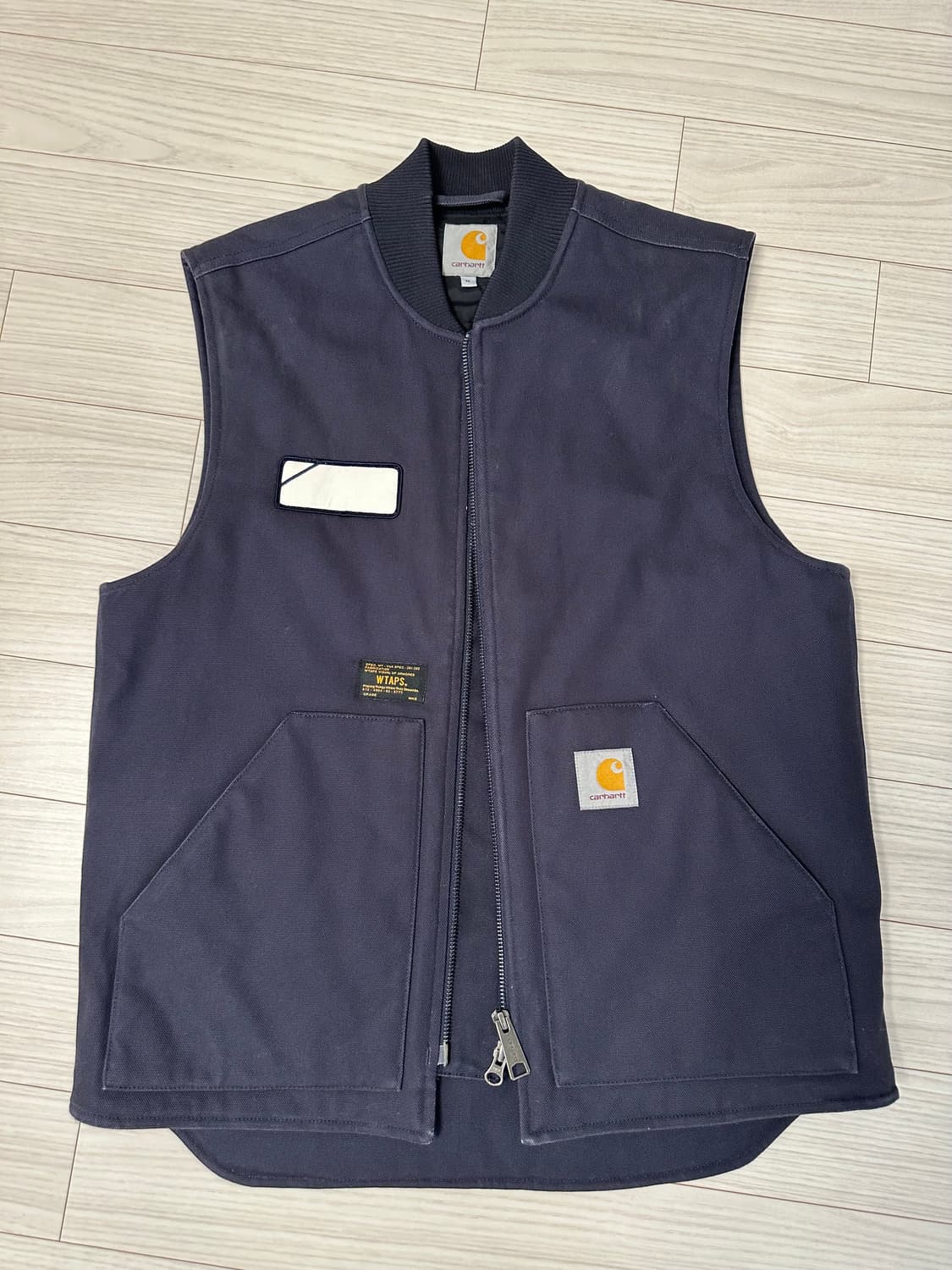 칼하트 WIP 베스트 WTAPS 콜라보 네이비 상품이미지3