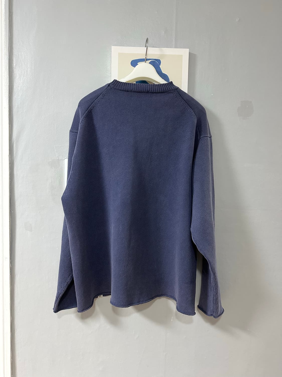 라디올 크루넥 스웨터 스모크블루 L 상품이미지2