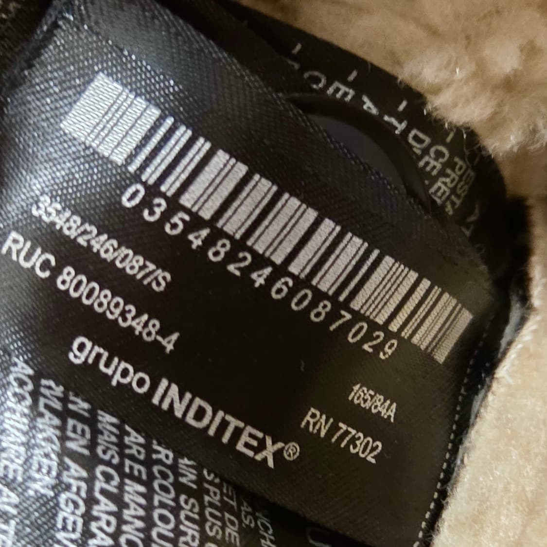 자라 / 무스탕 페이크 레더 재킷 /S 상품이미지5