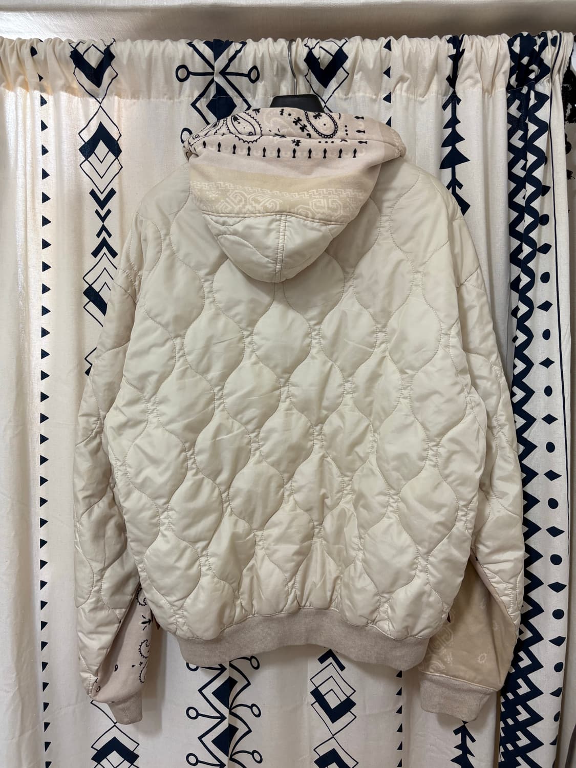 캐피탈 / 플리스 반다나 비부악 후드 블루종 상품이미지4