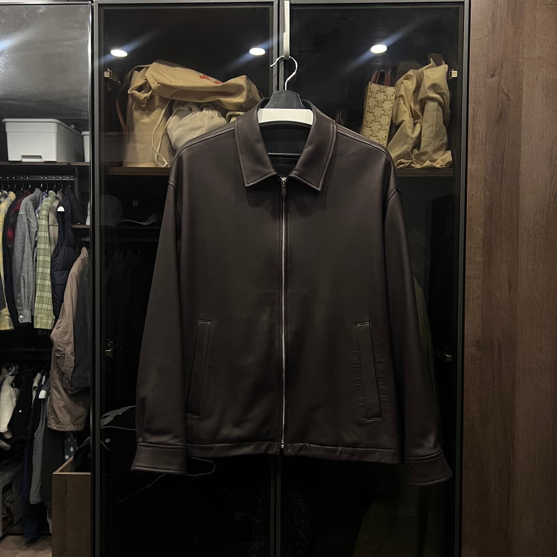 포터클래식 / 레더 집업 자켓 / 3 상품이미지5