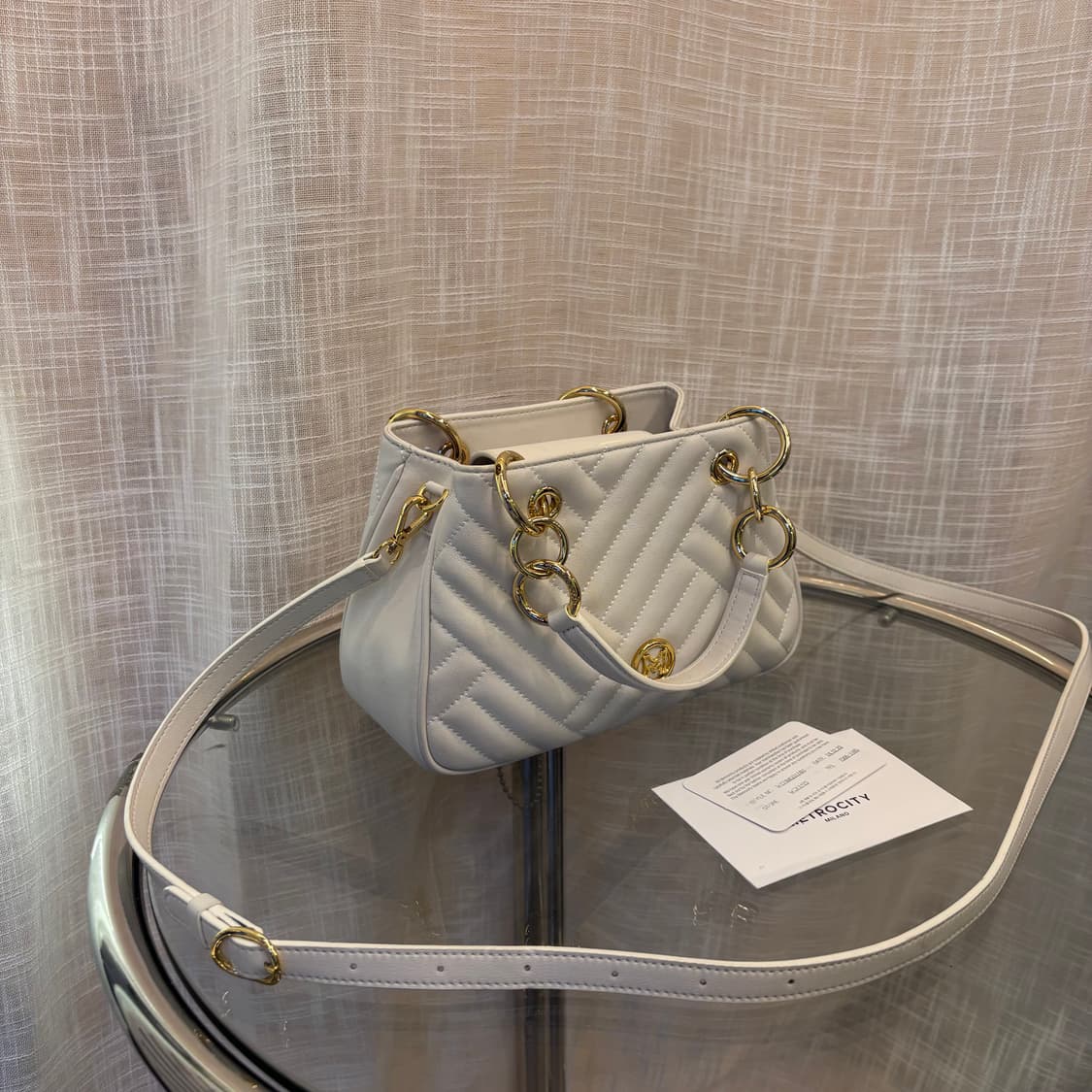 정품 메트로시티 퀄팅 투웨이 크로스백    상품이미지3