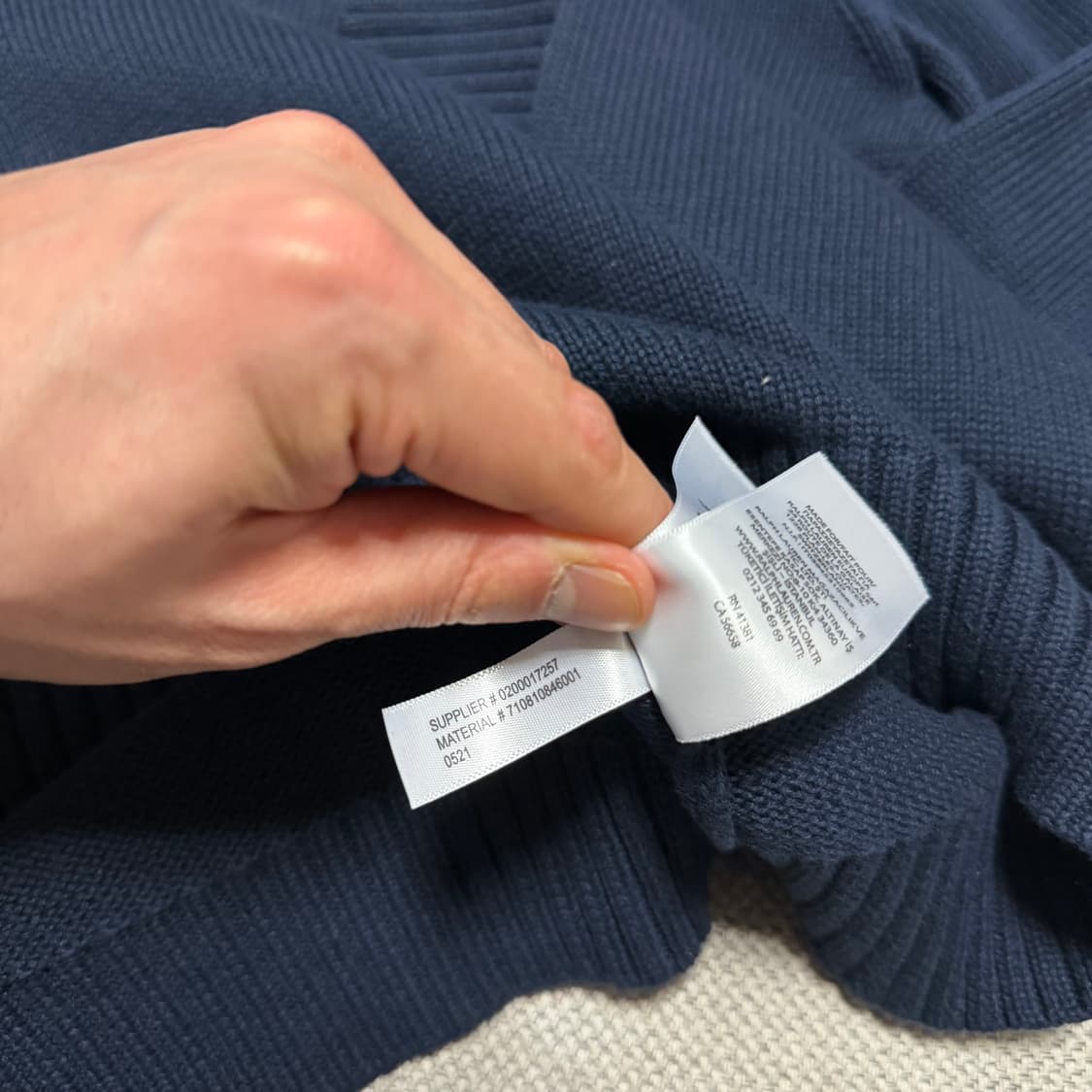 폴로 랄프로렌 네이비 니트 상품이미지5