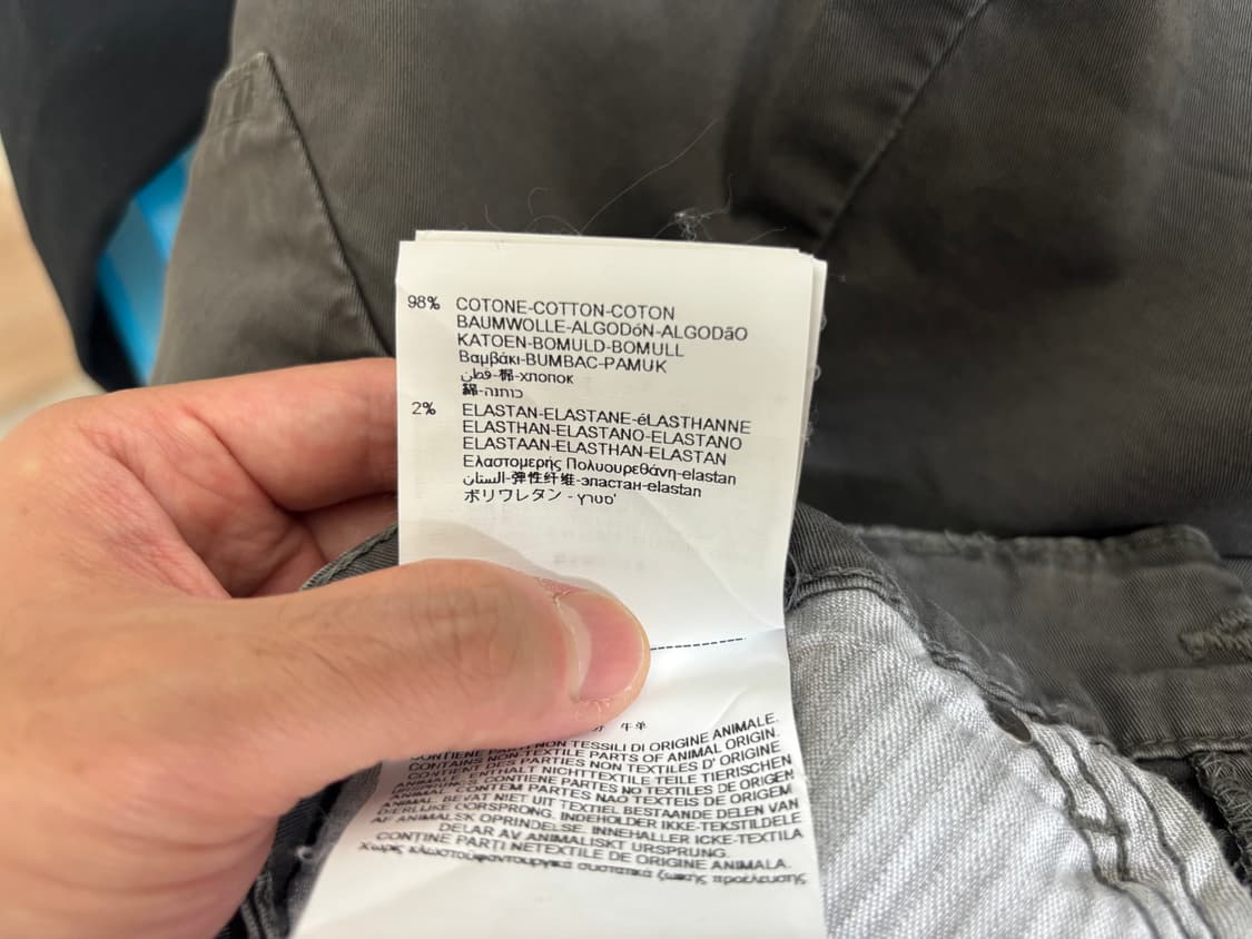 Replay 리플레이 워싱 그레이 숏팬츠 반바지 28~30 상품이미지5