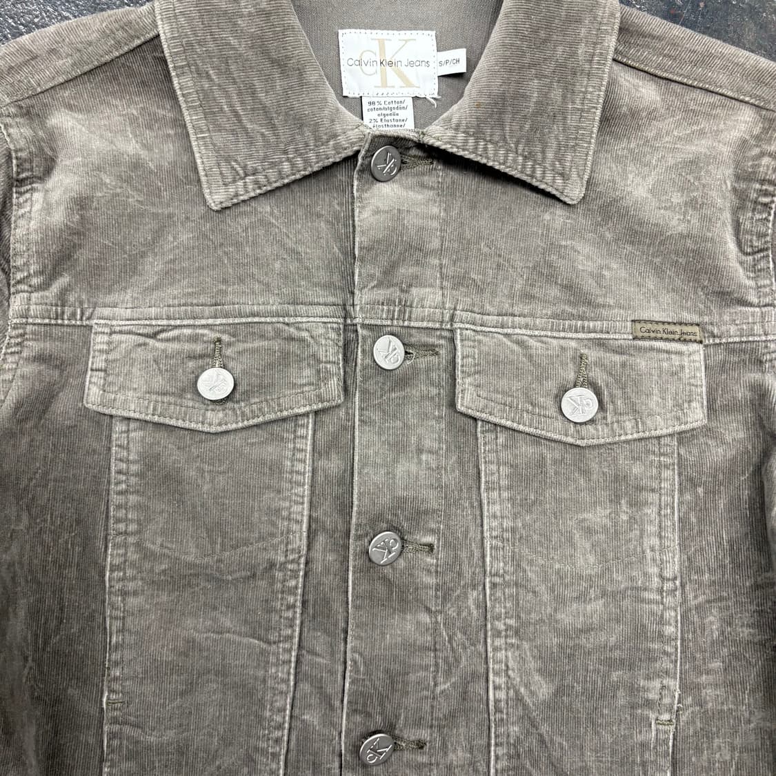 (90)켈빈클라인코듀로이트러커자켓 상품이미지3