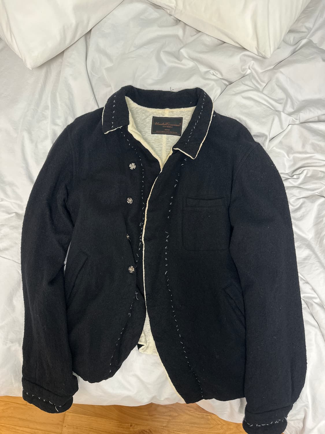 언더커버 FW04 “but beautiful” 파자마 블레이저 상품이미지1