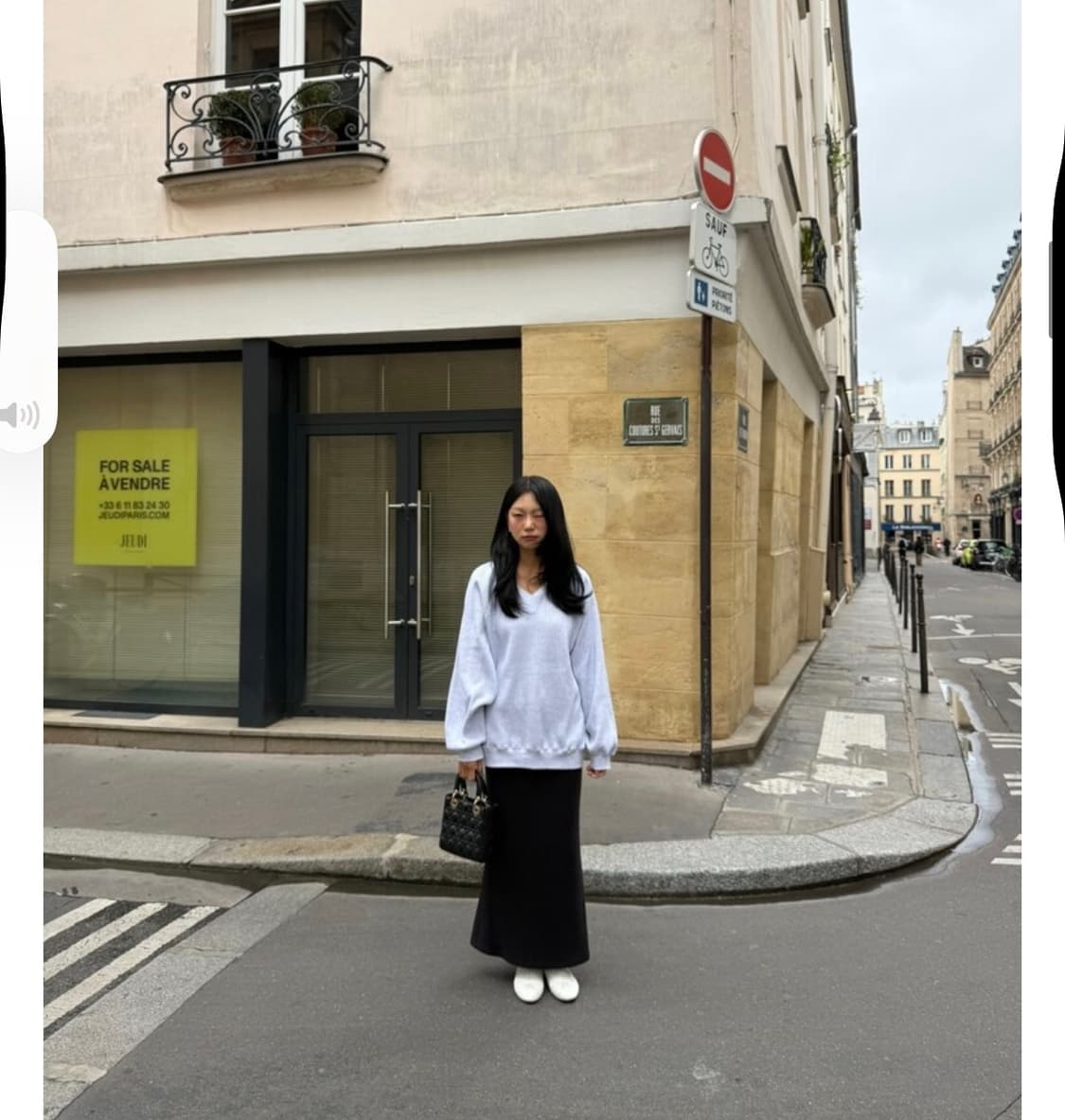 셀리앤리옹 와플 브이넥 스웻셔츠(새상품)와플 맨투맨 상품이미지4