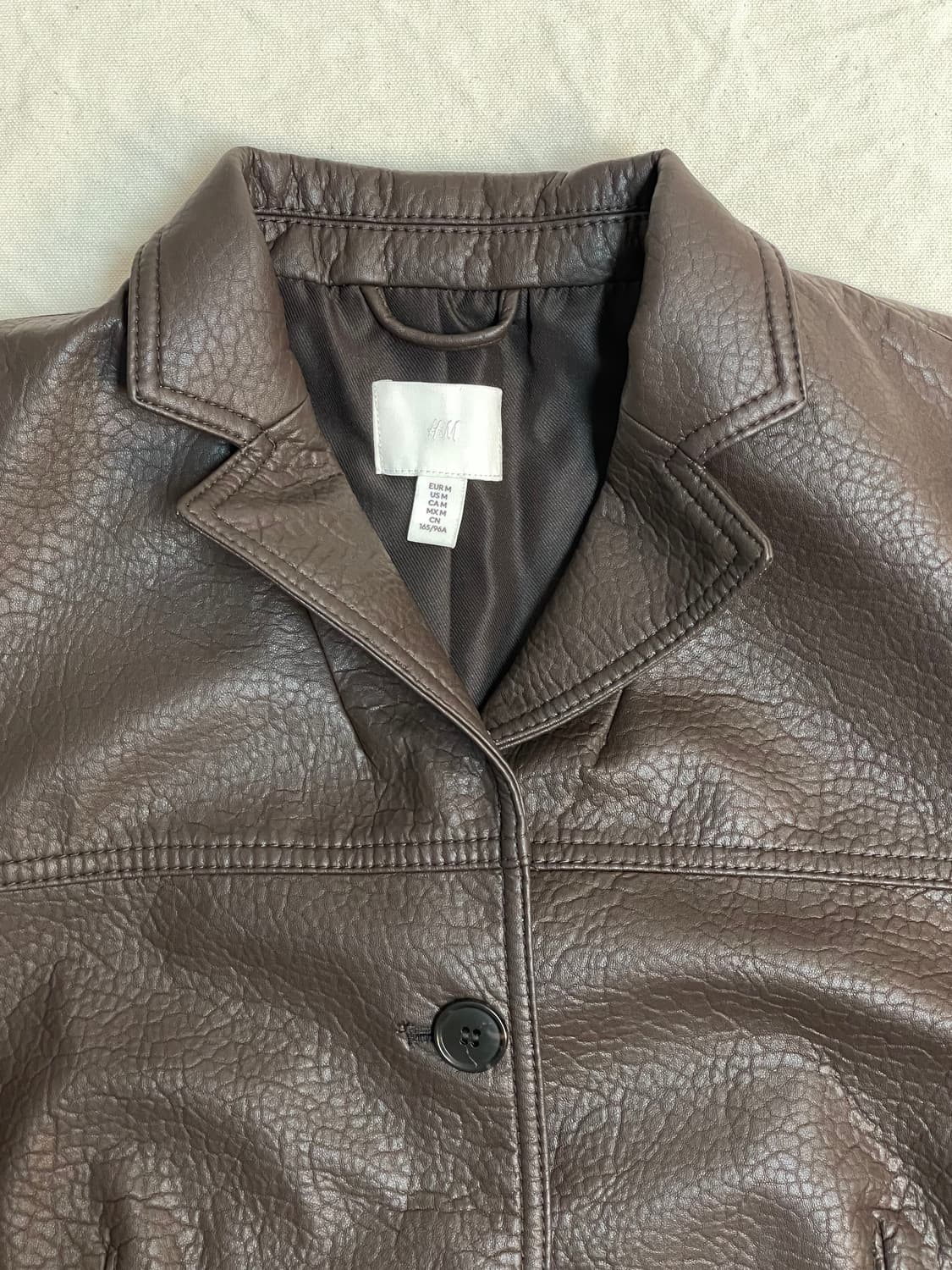 H&M 레더 자켓 상품이미지2