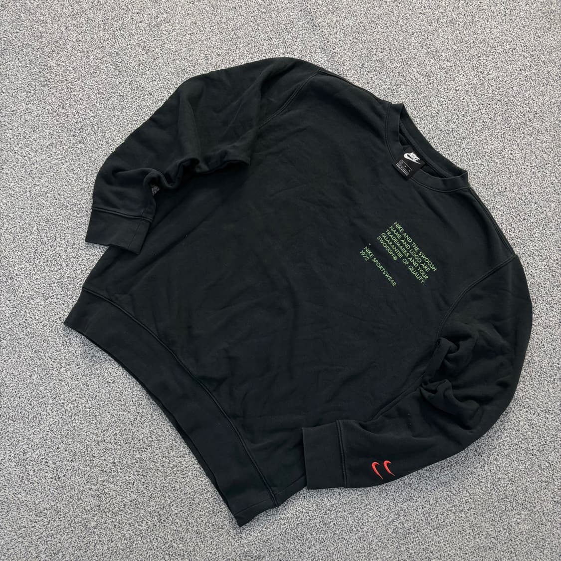 M 나이키 남성 스우시 맨투맨 긴팔티 0330J 상품이미지1