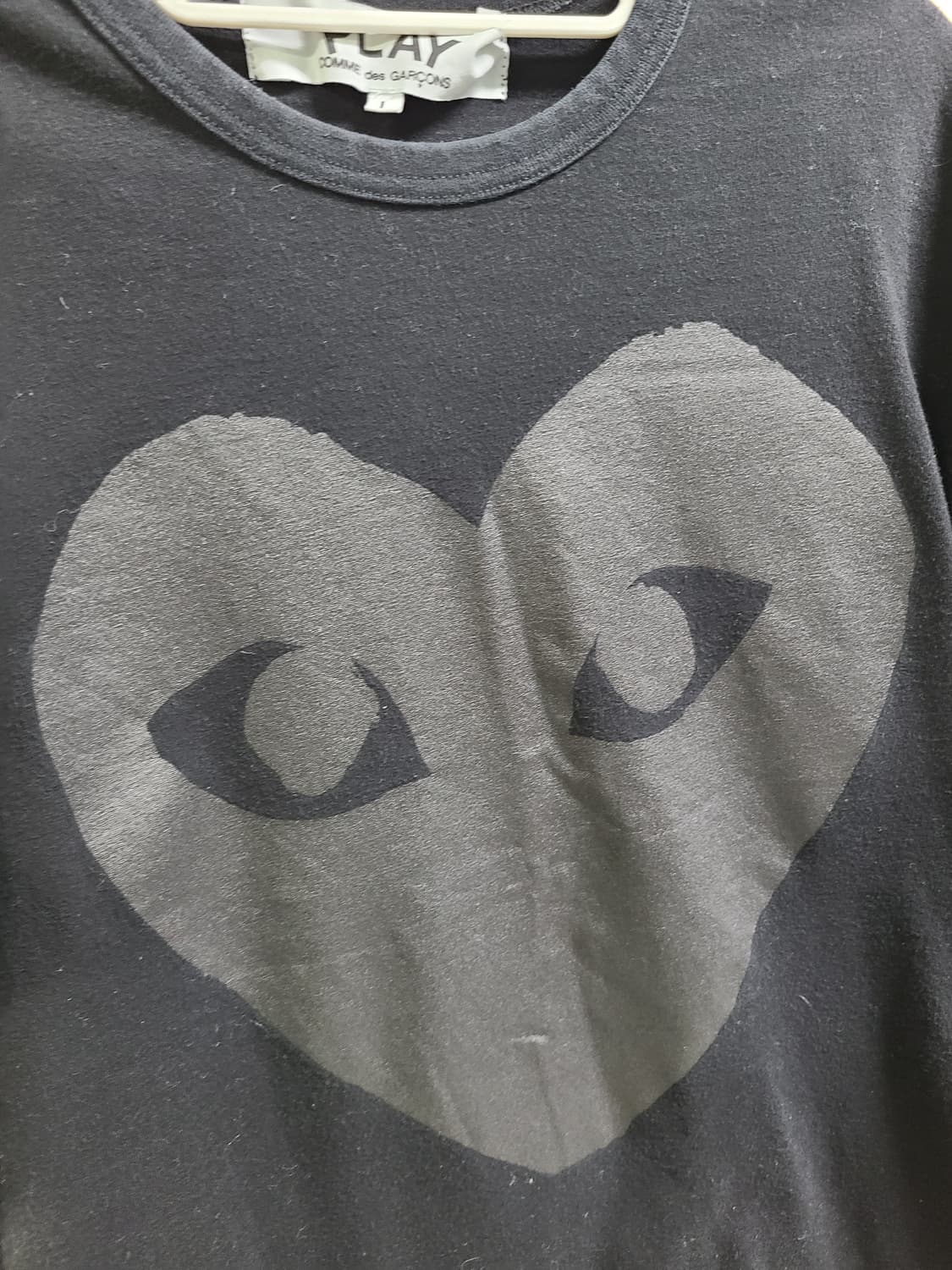 꼼데가르송 블랙 반팔티 상품이미지3