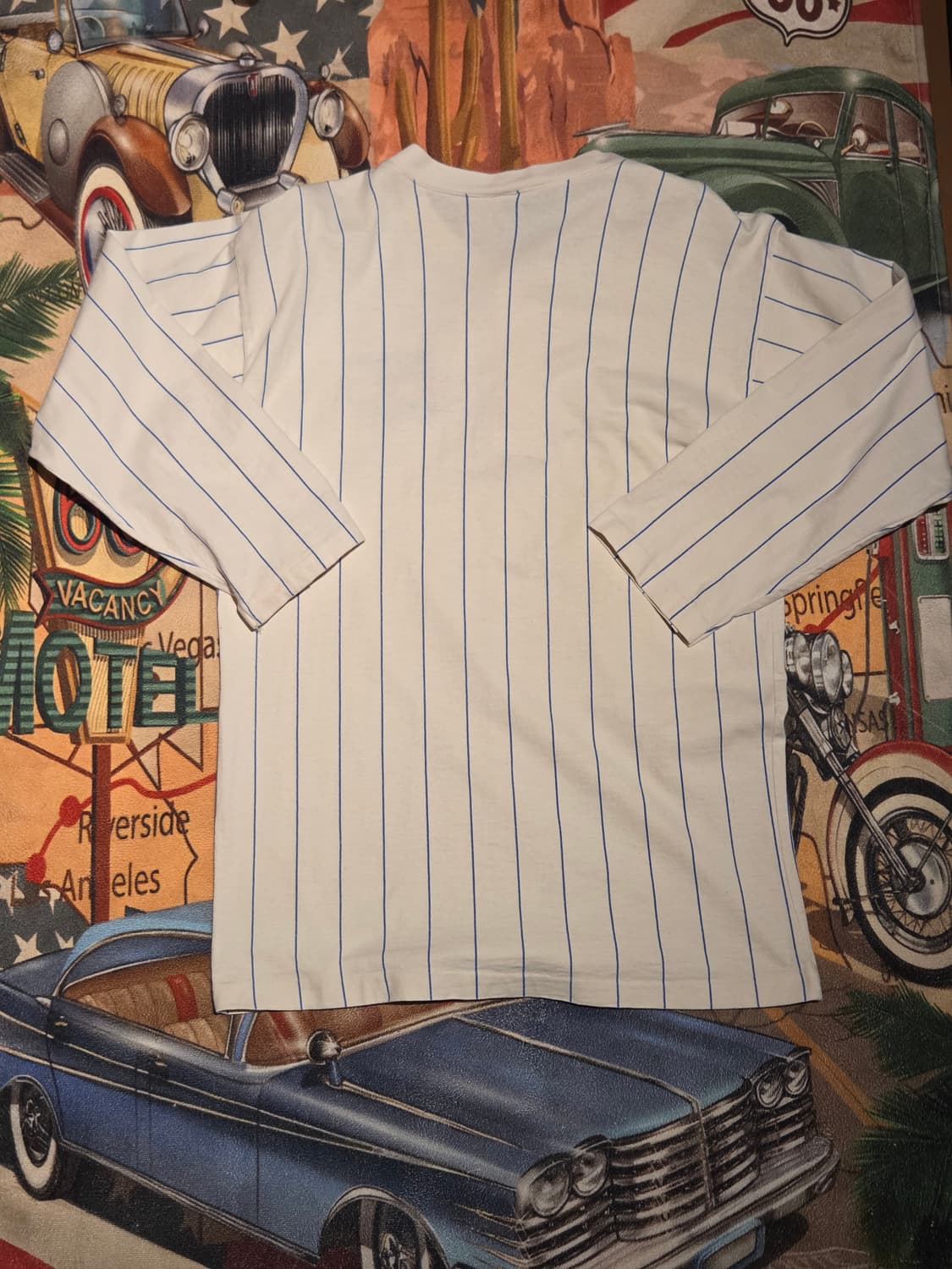 90's 식스플래그 어트랙션 네이비 셔츠 상품이미지2