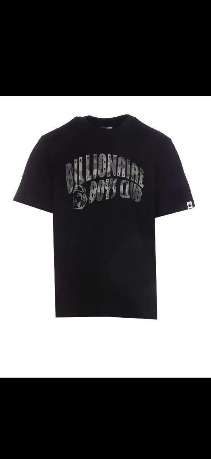  BBC 빌리네어보이즈클럽 카모 아치 로고 티셔츠 블랙 XL 상품이미지3